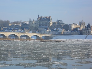 La Loire en hiver à Amboise