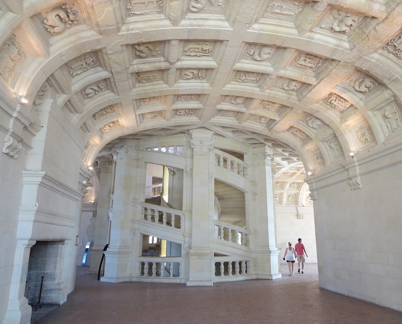 Château de chambord : escalier