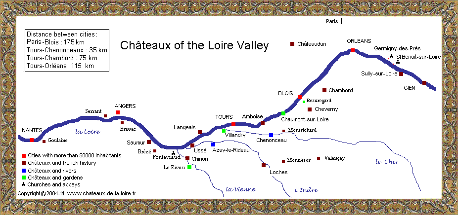 Loire Valley Map