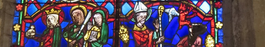 Glasfenster Sankt Martin Kathedrale von Tours